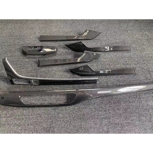 ชุดแต่งภายในคาร์บอนไฟเบอร์ 7 ชิ้น สำหรับ Audi B9 B9PA A4 A5 S4 S5 ปี 2017-2024  อะไหล่รถยนต์  รวมแผงควบคุมกลาง  สำหรับรถพวงมาลัยขวาและซ้าย - Product Image 2