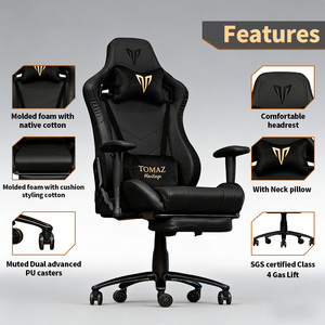 Tomaz blanco negro azul rojo púrpura escorpión personalizar Office <span class=keywords><strong>Gamer</strong></span> Pc E-Sports Esport ergonómico ordenador giratorio Silla de juegos - Product Image 6