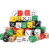 En gros personnalisé écologique durable géant enfants jeu de jeu en bois jardin gros dés jouet ensemble pour l'artisanat