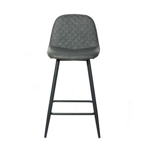 Sedia <span class=keywords><strong>da</strong></span> Pranzo Moderna 2026 di Alta Qualità, Arredamento Interno per Ristoranti, in Pelle Nera con Gambe Verniciate - Product Image 6