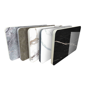 Panneau de mousse en bois PVC/PET imperméable de haute qualité feuille de marbre recyclable placage mural meubles impression UV planche de bois pas cher - Product Image 1