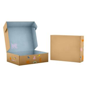 Boîtes postales numériques à double impression brillantes de conception simple chargeur latéral personnalisé ondulé pour emballage caméra écouteur haut-parleur - Product Image 5