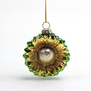 Adornos <span class=keywords><strong>de</strong></span> Pascua <span class=keywords><strong>de</strong></span> Navidad <span class=keywords><strong>de</strong></span> cristal pintados a mano personalizados, forma <span class=keywords><strong>de</strong></span> colmena <span class=keywords><strong>de</strong></span> girasol <span class=keywords><strong>de</strong></span> abeja, colgante <span class=keywords><strong>de</strong></span> Navidad ecológico - Product Image 5