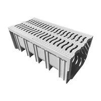 Caniveau de drainage en FRP personnalisable pour la construction routière, drainage des eaux pluviales, caniveau de drainage en U
