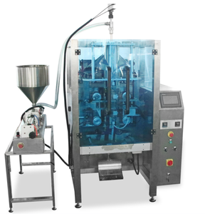 Machine d'emballage automatique de sachets liquides, machine de remplissage et de scellage de pâtes pour l'emballage d'huiles, sauces et boissons - Product Image 1