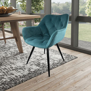 Muebles de Comedor, Silla de Terciopelo Nórdica Moderna, Muebles de Cocina para <span class=keywords><strong>Restaurante</strong></span>, Venta al por Mayor, Silla Ergonómica y Duradera para Sala de Estar - Product Image 4