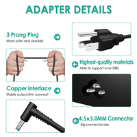Adaptateur secteur OEM 150W à connecteur bleu pour station de travail HP ZBook 15 G3 G4 G5 G6 ZBook 17 G3 G4 19.5V 7.7A Chargeur d'ordinateur portable HP à broche bleue