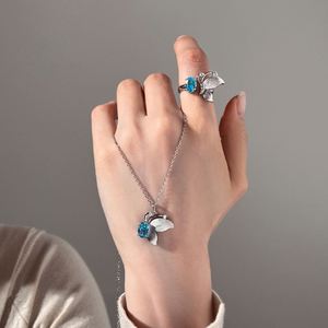 Dylam Elegance High Top Jewelry 925 <b>Silver</b> Egg Shape 5A Zirconia Fly Butterfly Open <b>Adjustable</b> Jewellery <b>Rings</b> for Women - Product Image 3