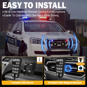 แตรไซเรนกำลังสูง 400W พร้อมลำโพงขยายเสียง  สำหรับรถพยาบาล รถดับเพลิง รถยนต์ 12V/24V - Product Image 2