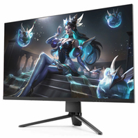 Monitor LED de Alta Calidad de 24, 27 y 32 Pulgadas, Plano, Sin Bordes, Profesional, Curvo, para Juegos, Monitores LCD para PC, Tiempo de Respuesta de 1 ms