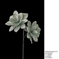 Fleurs artificielles en mousse EVA faites à la main, magnolia, grande taille, pour la décoration de la maison et de mariage