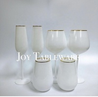 Verres à liqueur Tumbler best-seller avec bordure dorée pour mariage