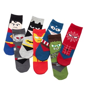 Popular Superhero <strong>Spiderman</strong> Comics Cartoon Sox Pure Cotton Young Boy Girl Kids Tube <strong>Socks</strong> - Product Image 3