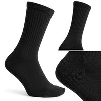 Chaussettes mi-mollet respirantes en maille tricotée ventilée pour tous les âges, performance athlétique, avec revers et logo sur le dessous, pour la gym et le fitness