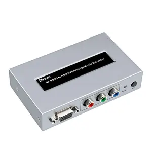 4K HDMI ZU HDMI + VGA + YPBPR + analog audio extractor konverter