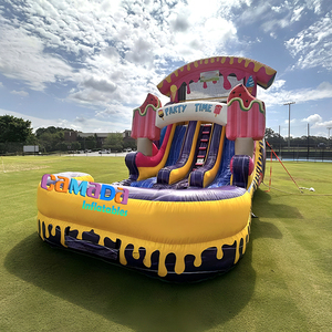 Toboggan aquatique gonflable commercial <span class=keywords><strong>de</strong></span> haute qualité pour adultes, château gonflable en PVC, toboggan aquatique pour jeux d'été - Product Image 3