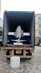 Fabricante de Barcos, Yate de Pesca de Fibra de Vidrio de 24 pies (7.20 m) con Consola Central y Toldo, Transbordador de Pesca, Envíos Rápidos - Product Image 6