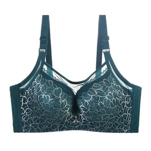 Bralette Sexy para Mujer de Talla Grande, Lencería de Encaje con Efecto <span class=keywords><strong>Push</strong></span> <span class=keywords><strong>Up</strong></span>, Sujetador para Copas C/D - Product Image 2