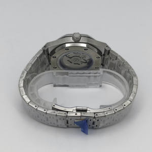 Nouvelle montre-bracelet mécanique de luxe en acier inoxydable, design tendance, cadran bleu, style business pour homme - Product Image 4