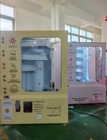 Distributeur automatique mural intelligent de snacks et boissons en promotion pour hôtels et bureaux