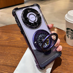 Per <span class=keywords><strong>Huawei</strong></span> Pura70PRO custodia del telefono <span class=keywords><strong>trasparente</strong></span> per Anti-goccia giroscopio placcato magnetico supporto duro PC <span class=keywords><strong>Cover</strong></span> per Mate60 - Product Image 2