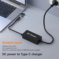 USB C Type C PD Converter Universal Laptop Power Adapter Connector DC Plug Power Adapter pour Dell Asus Lenovo Notebook