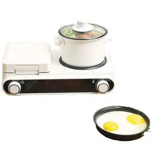 Breakfast Maker Sandwich Oven Ceramic Hob 3 In 1 With Timer Die