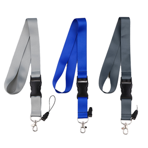 スタイリッシュなフックアクセサリーを備えたホットセールカスタムロゴファッションストラッププレーンブラックポリエステルシルクスクリーンデジタルオフセット印刷 - Product Image 6