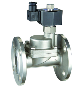 PS-25NJF Solénoïde Pilot 1 pouce 12V 24V Corps en acier inoxydable avec extrémité à bride - Product Image 3