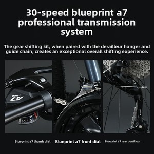 Vélo de montagne à suspension souple de style <span class=keywords><strong>Champion</strong></span>, pour adultes, hommes, femmes, jeunes, avec suspension avant et arrière - Product Image 4