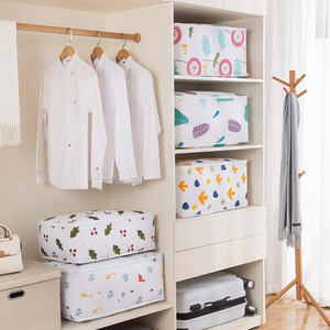 ถุงเก็บเสื้อผ้าทรงสี่เหลี่ยมกันฝุ่นสำหรับห้องนอน ผ้าห่ม และเสื้อผ้า - Product Image 4