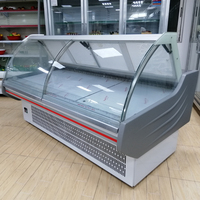 Supermarché Boucherie Frais Affichage De La Viande Serve-Sur Verre Deli Cabinet