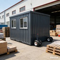 Kingland 9ft 20ft 40ft Conteneur pliable moderne en acier, respirant, imperméable, mobile et portable, pour entrepôt extérieur et habitation