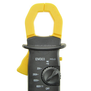 Pinza Amperimétrica Digital EM303, Medidor de Corriente Alterna, Voltímetro, Amperímetro Digital con Alarma Sonora EM303 - Product Image 3