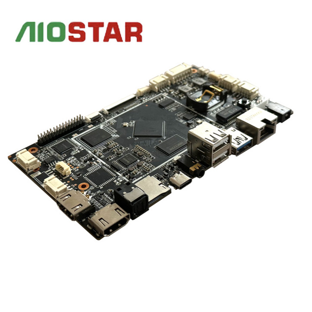 Android11 Motherboard 1.8GHz -A55 Quad-Core Mali-G52-2EE NPU 1T Computing Power 8GB DDR4 Memory 128GB TF Card Expansion