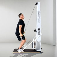 Simulateur de ski Fitness Commercial Gym Equipment Ski Erg Machine Autres sports et divertissement Rameur à air