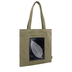 Bolso de Moda SENDA con Diseño de Hojas de Piña, Cierre de Cremallera, Forro de Nailon, Estampado Floral y Decoración de Letras - Product Image 2