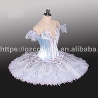 Tutu de ballet pour filles, robe de danse classique bleue personnalisée pour adultes, tutu de ballet professionnel à 12 couches pour femmes, compétition