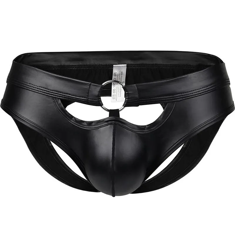 Customization OEM ODM Leather Pants Jockstrap Mens Garments Sexy Briefs Underwear Store Low Rise