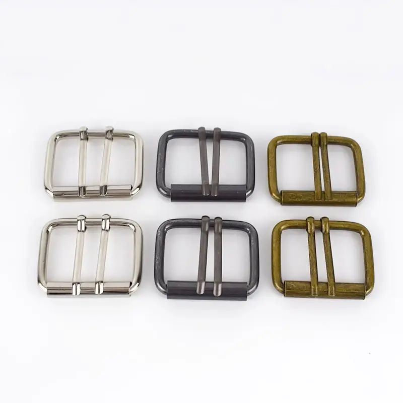 MeeTee BF274 Alloy Pin Belt Roller Gesper Mantel Web Tali Dapat Disesuaikan Harness DIY Tas Kulit Kerajinan Aksesori