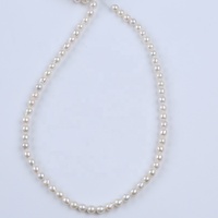5-6mm couleur blanche naturelle eau douce Akoya goutte forme perles baroques perles brin fabrication de bijoux à bricoler soi-même