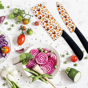 Entrega Rápida, 4 Juegos de Cuchillos de Chef con Hoja de Cerámica, Mango de Plástico, Precio de Fábrica, Envío Gratis, Tienda de Comercio Electrónico Shopify - Product Image 5