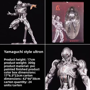 Figuras de Anime de <span class=keywords><strong>Robots</strong></span> al por Mayor, Figura de PVC Ultraarticulada Estilo KO Kaiyodo Yamaguchi, Decoración de Figura de Ultron, Juguete de Moda - Product Image 3