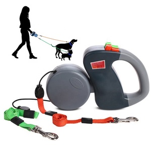 Guinzaglio retrattile per animali domestici con brevetto a 360 gradi Zero a doppio bloccaggio riflettente guinzaglio per cani - Product Image 1