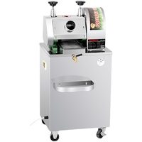 Presse-agrumes à canne à sucre électrique commercial 220V à haute rigidité portable