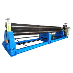Longsheng W11-8X3000 Mechanical Type 3 Roller Plate Rolling Machine For Stainless Steel Carbon Steel