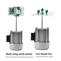 Moteur électrique AC 2800 tr/min 40W 220V monophasé asynchrone à axe long pour la dissipation de chaleur des fours