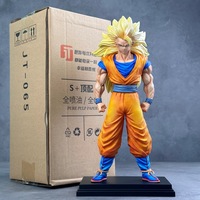 Nouvelle figurine d'action en PVC de dessin animé Super Saiyan JT Modified Star Track Three Goku, modèle de décoration de 35 cm
