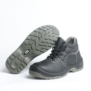 Fabricant usine de chaussures de sécurité personnalisées pour hommes bout en acier cuir antidérapant imperméable résistant aux coups de couteau s3 vente en gros - Product Image 1