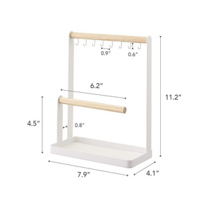 Support de présentation rotatif pour bijoux de bureau, rangement pour colliers, boucles d'oreilles, décoration intérieure - Product Image 3